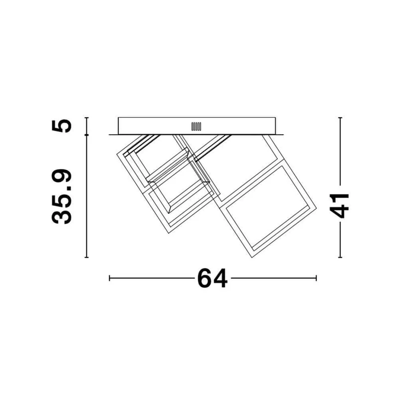 Gabbia LED Deckenleuchte