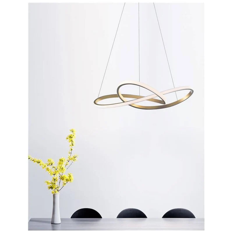 Fusion LED Hängeleuchte Metall Acryl