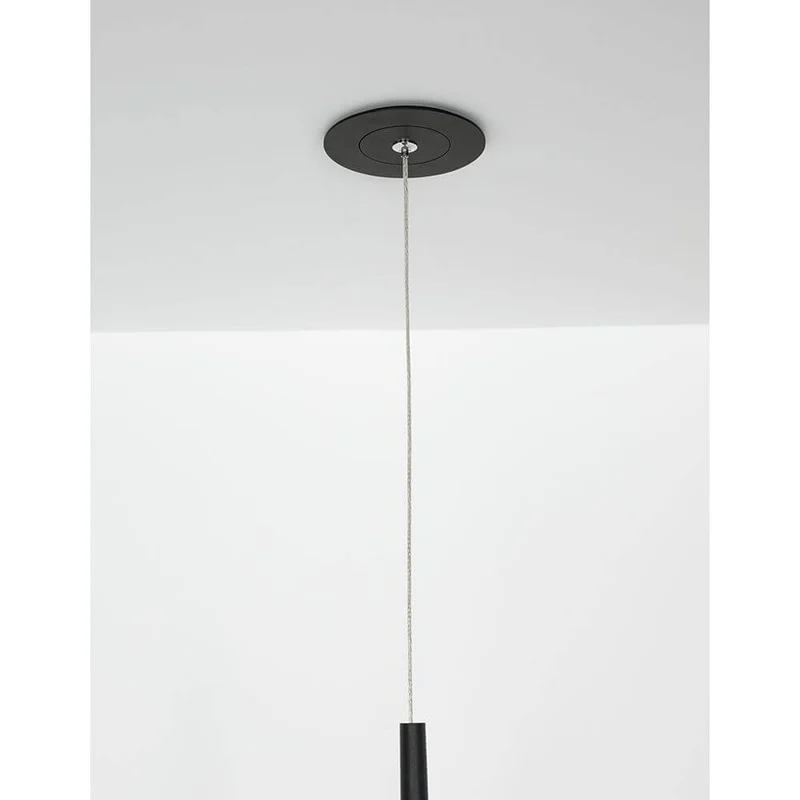 Elettra LED Steh- & Hängeleuchte 300cm Schwarz