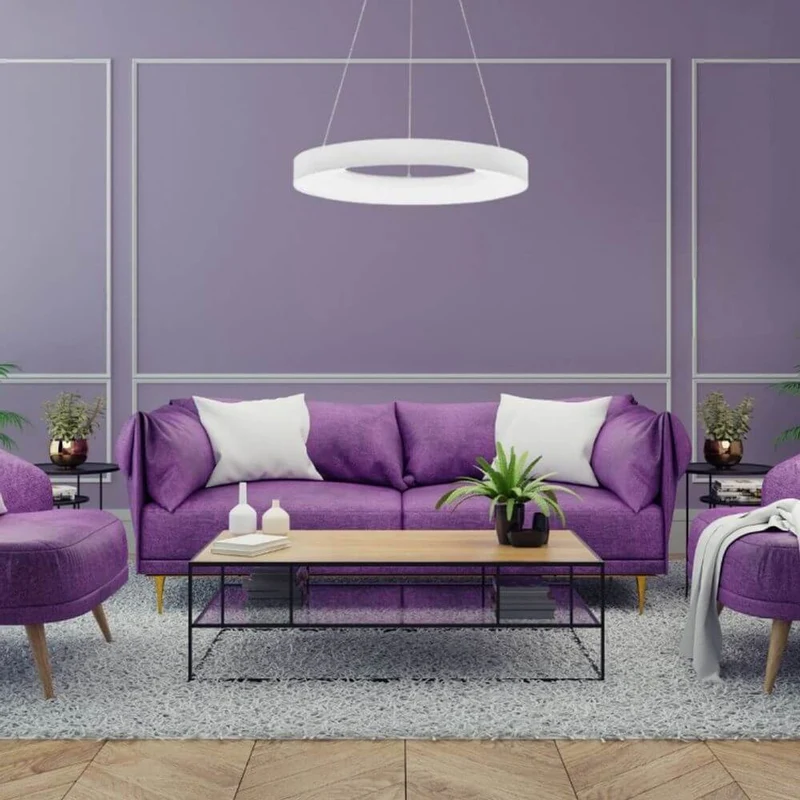 LED Hängeleuchte Rando Thin Ø 60cm 4000K Weiß