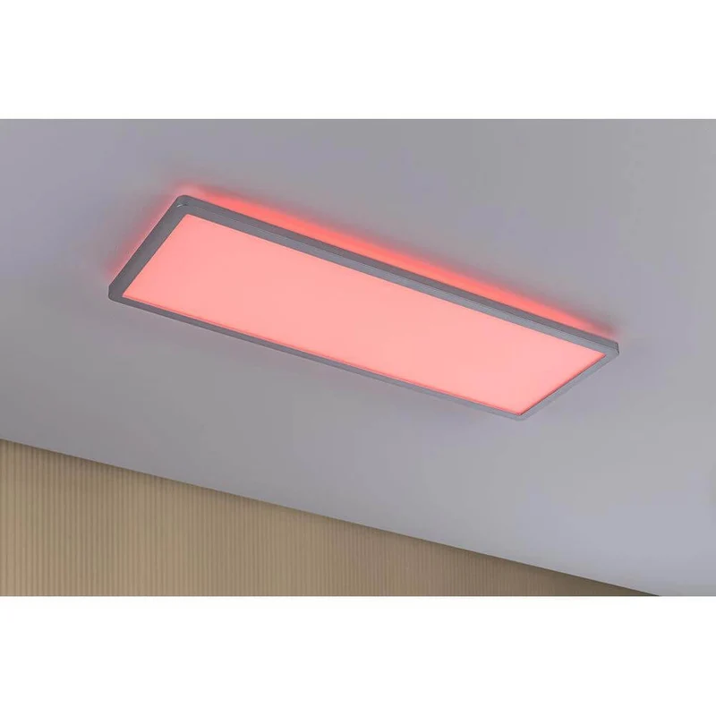 LED Panel Atria Shine Deckenleuchte RGBW Chrom-Matt