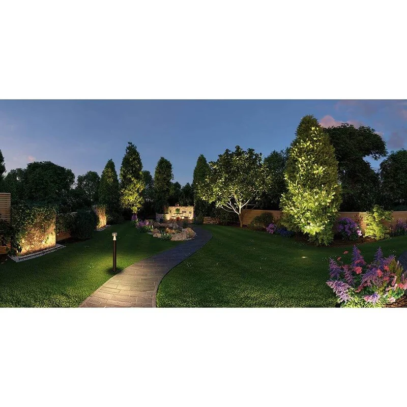 Plug & Shine LED Pollerleuchte Plate Anthrazit