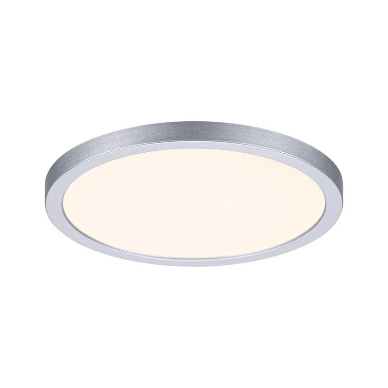 VariFit LED Einbaupanel Areo mit 3-Stufen-Dimmer Rund Matt-Chrom