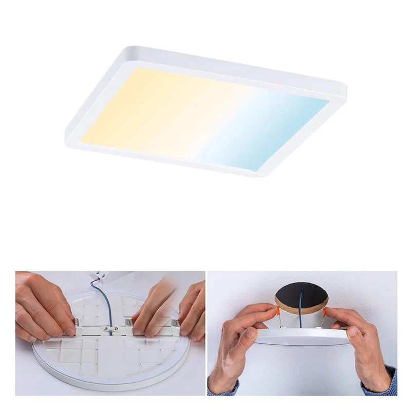 VariFit LED Einbaupanel Smart Home Zigbee Areo Eckig Weiß