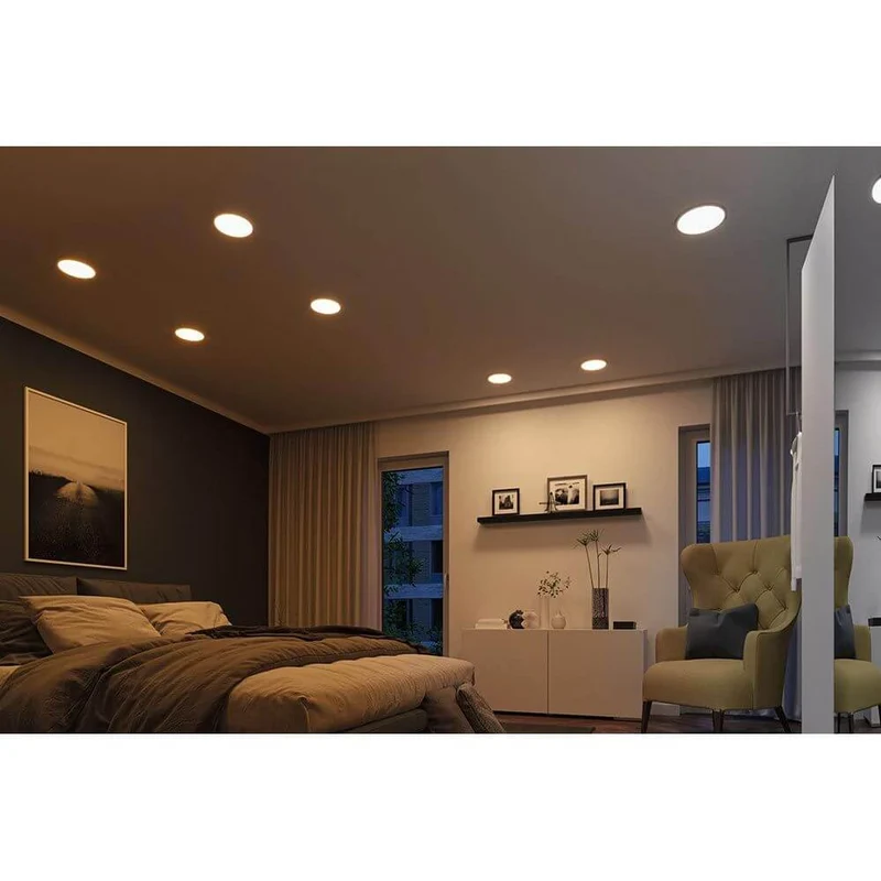 VariFit Areo LED Einbaupanel Smart Home Zigbee Chrom-Matt