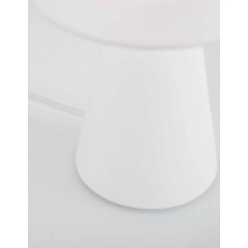 Orion Gips Tischlampe Weiß