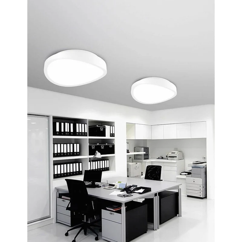 Onda LED Deckenlampe Eisen Glas