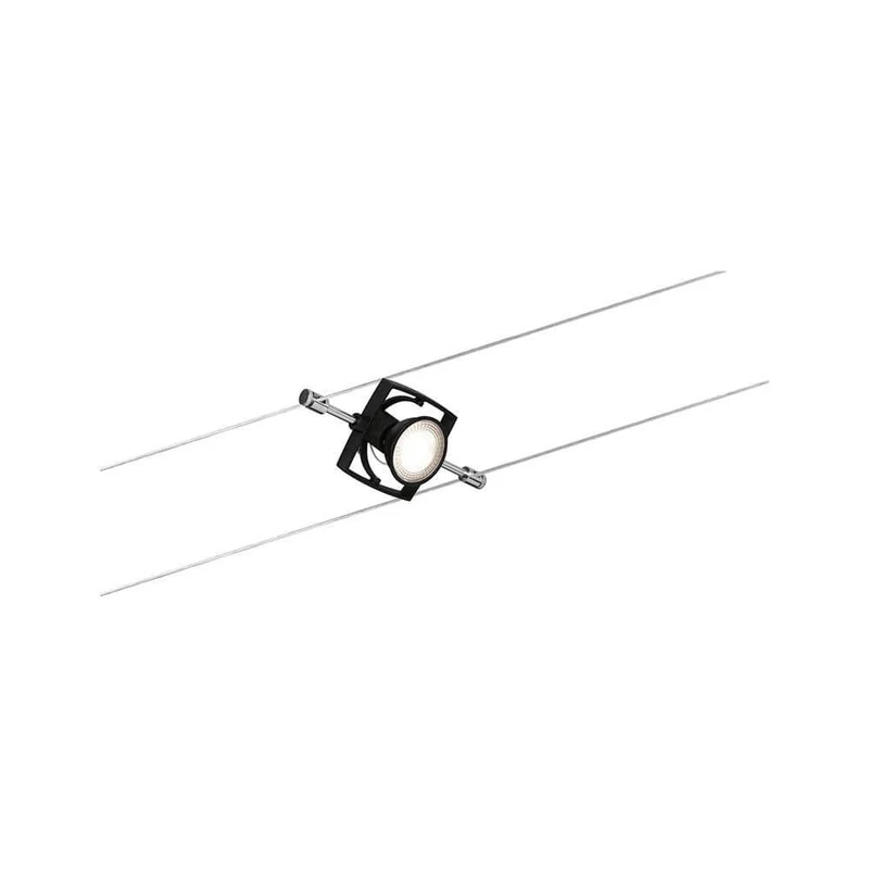 Seilsystem Mac II Basis-Set 5-flammig Schwarz-Matt