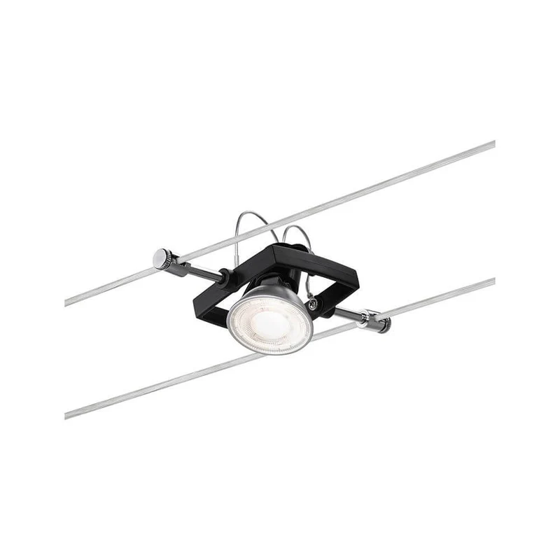 Seilsystem Mac II Basis-Set 5-flammig Schwarz-Matt