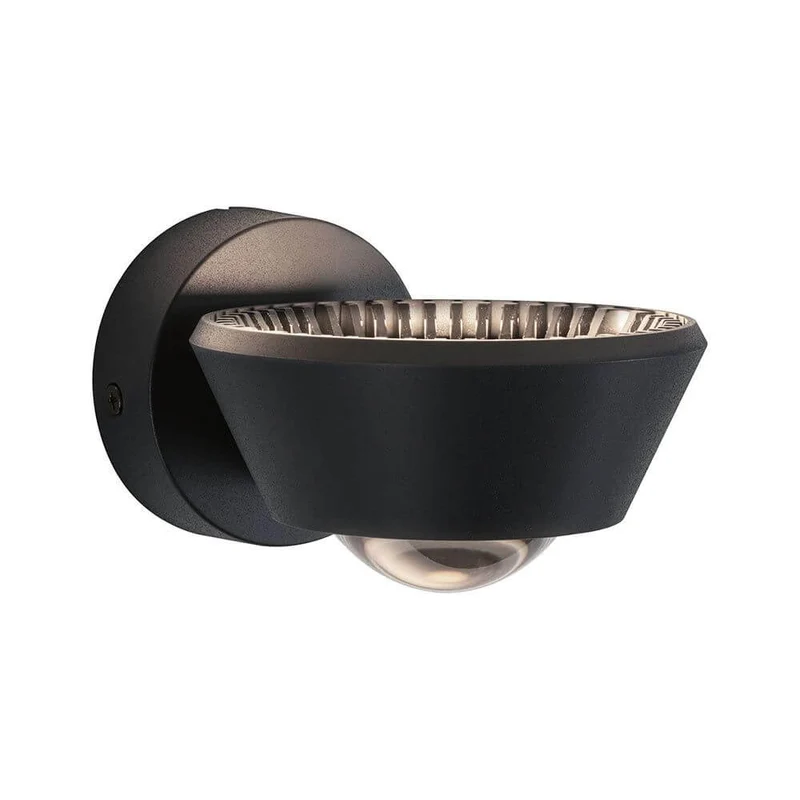 LED Wandleuchte Sabik Dimmbar Schwarz