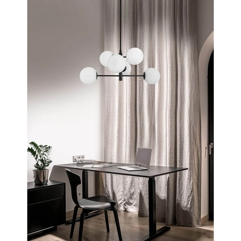 Impero Hängelampe 6-flg. Schwarz
