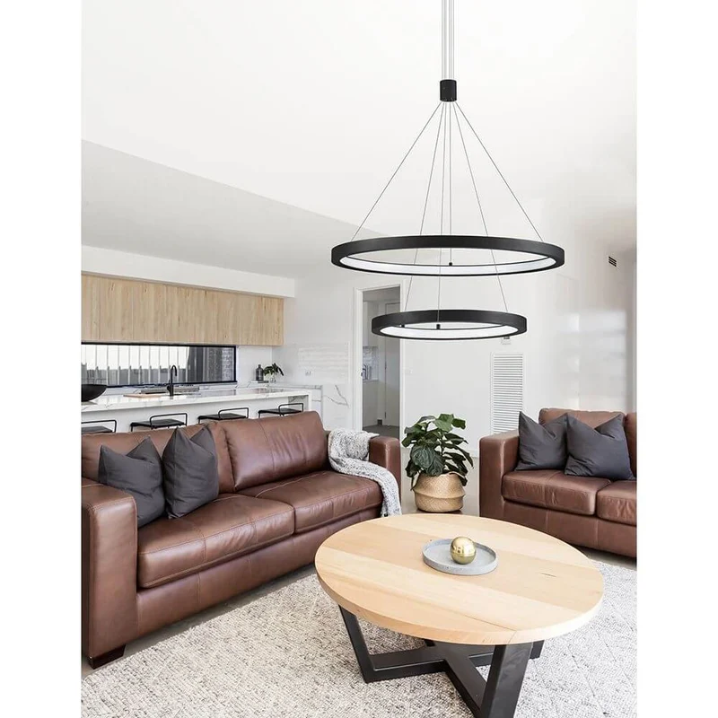 Empatia LED Hängeleuchte Ø 60cm 2 Ringe