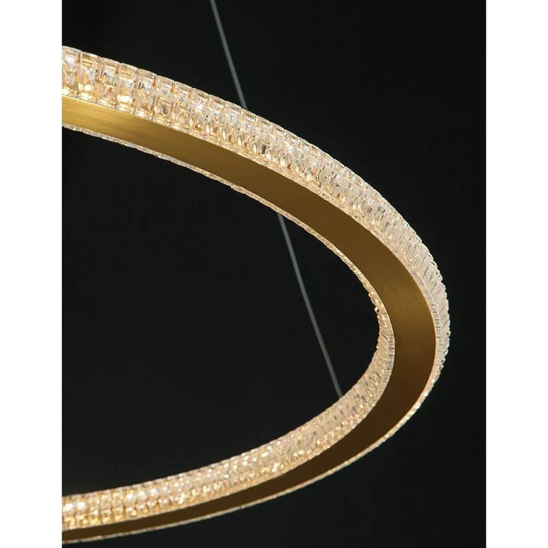 Cilion LED Hängelampe Ø 60cm Messing, Gold