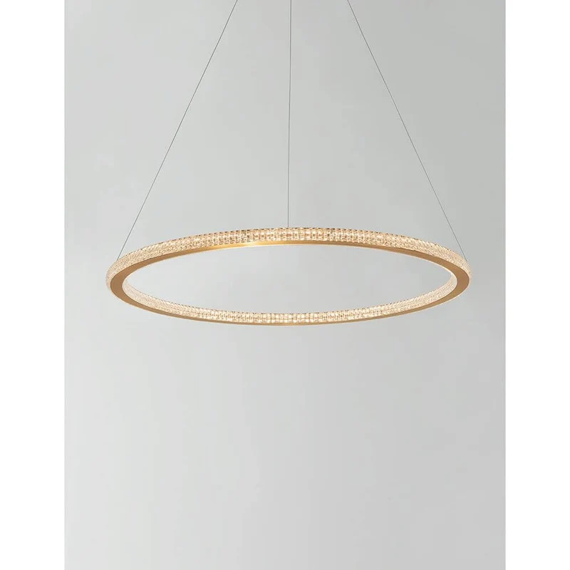 Cilion LED Hängelampe Ø 60cm Messing, Gold