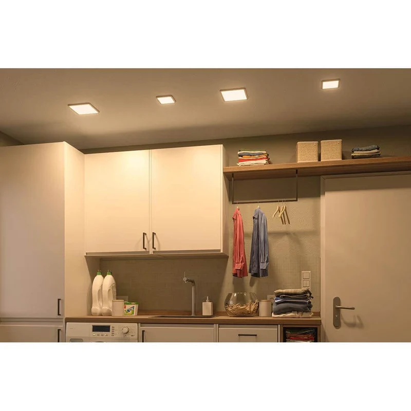 VariFit LED Areo Einbau Panel Deckenleuchte Eckig Weiß