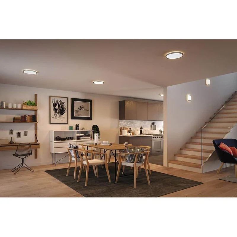 LED Panel Atria Shine Warmweiß Chrom