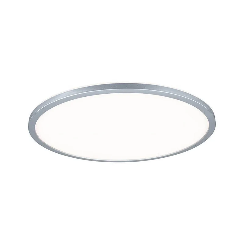 LED Panel Atria Shine Rund Chrom-Matt mit Stufen-Dimmer