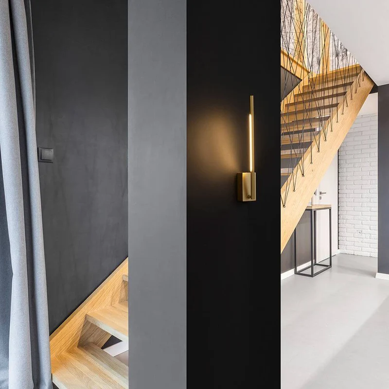 Raccio LED Wandleuchte Metall, Acryl