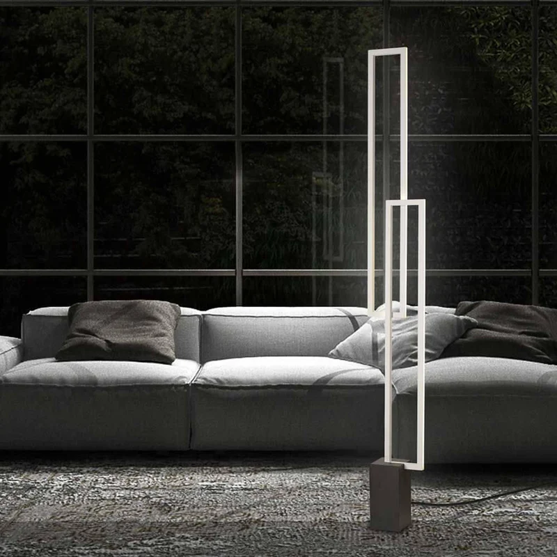 Mural Dimmbare LED-Stehleuchte Weiß-Matt