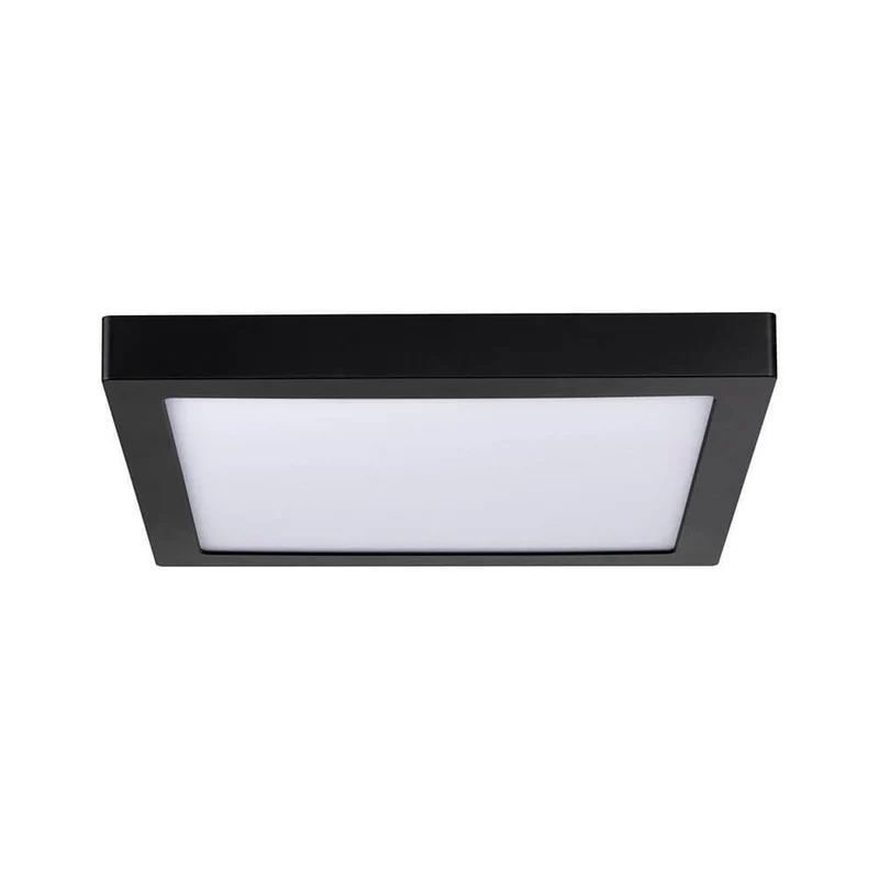LED Panel Abia Eckig Schwarz-Matt