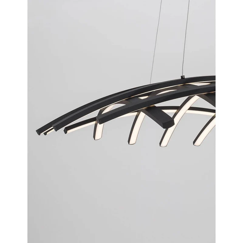 Narvi LED Hängelampe Schwarz