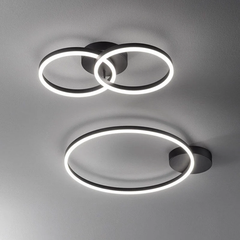 Giotto LED Deckenleuchte Schwarz