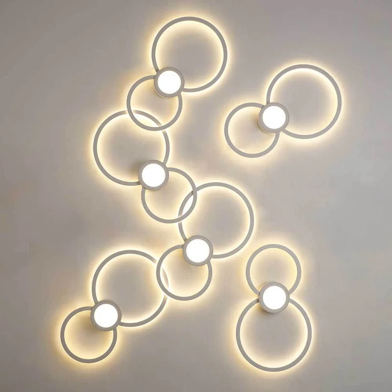Mural LED-Wandleuchte Weiß