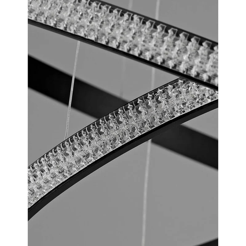Nager LED Hängeleuchte Ø 67cm Schwarz