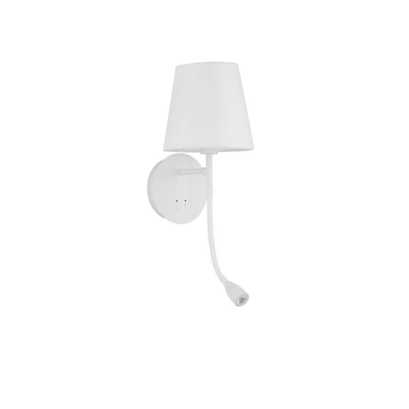 Nia Wandleuchte Metall mit LED Leselicht
