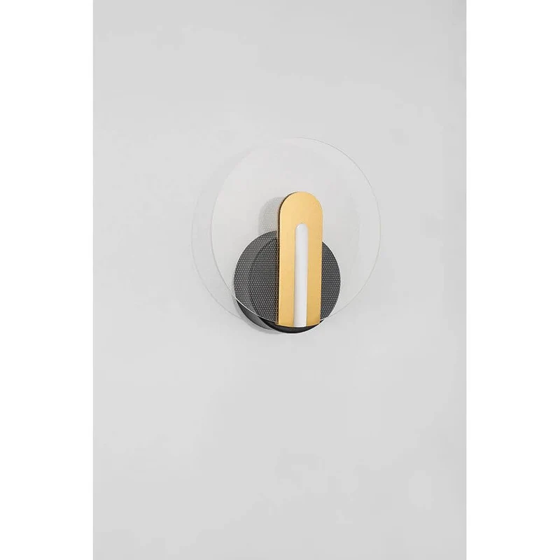 Genti LED Acryl-Wandleuchte Ø 20cm Klar