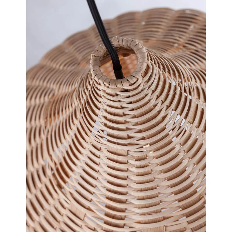 Mia Pendelleuchte Natur Rattan Ø 38,5cm