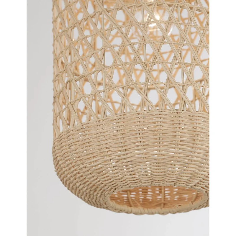 Aurora Hängeleuchte aus Naturrattan