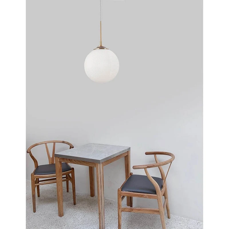 Athena Glas-Pendellampe Ø 25cm