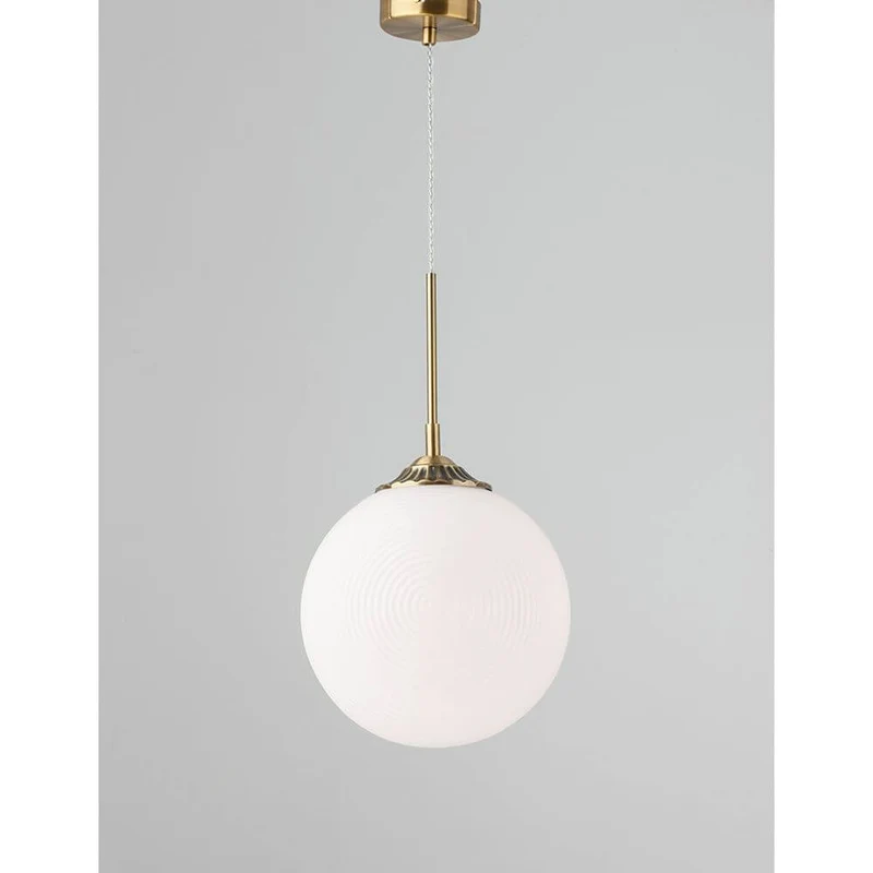 Athena Glas-Pendellampe Ø 25cm