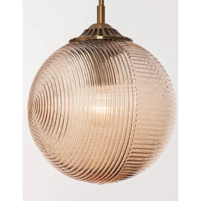 Athena Glas-Pendellampe Ø 25cm