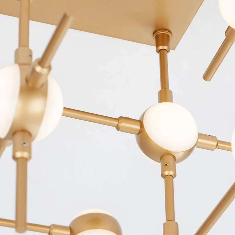 Atomo LED Metall Deckenbeleuchtung Gold