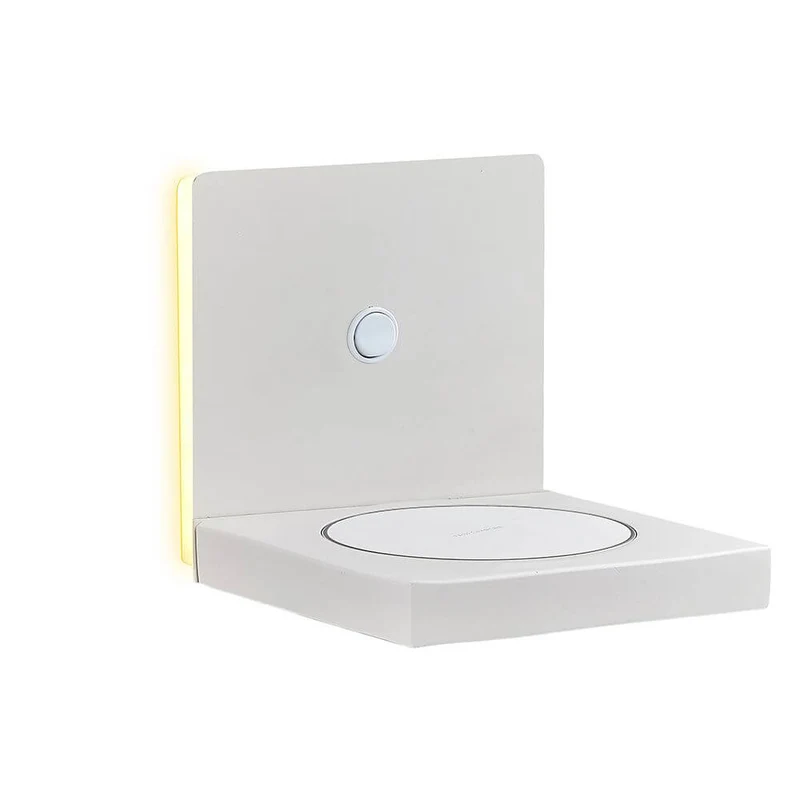Zanzibar quadratische LED-Wandleuchte mit Ladestation