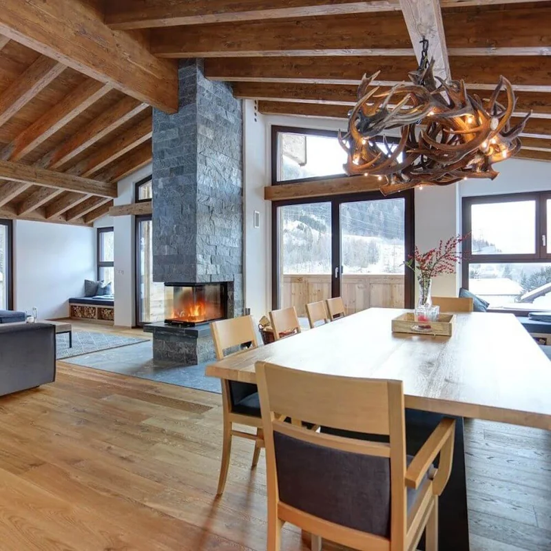 Chalet Rothirsch LED Geweih Kronleuchter Ø 80cm