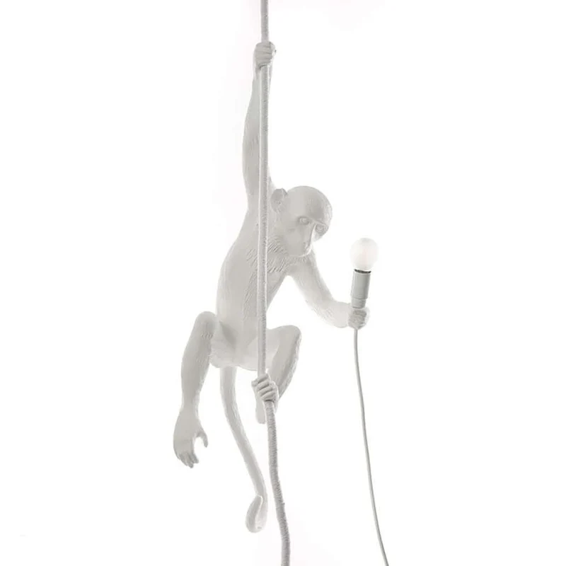 Seletti Monkey Ceiling Pendelleuchte Weiß