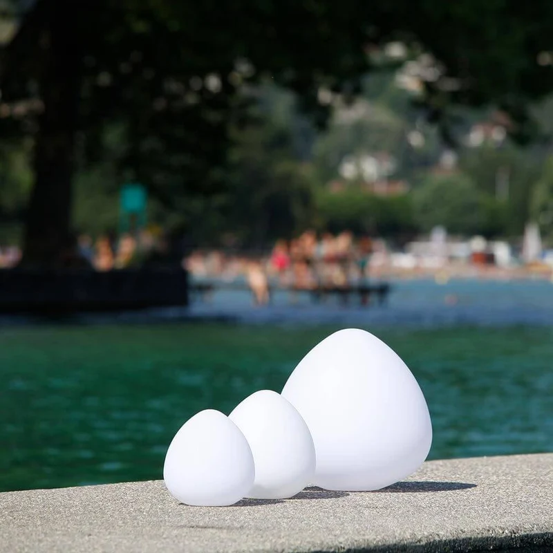 Bruchfeste LED-Akkulampe Stone mit App-Steuerung
