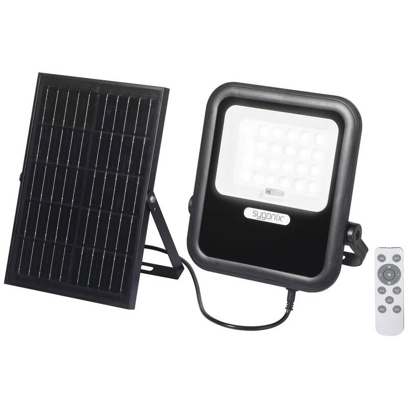 B-Ware Sygonix SY-6313012 Solar-Wandstrahler 10 W Warmweiß Lampe Strahler Licht Spot