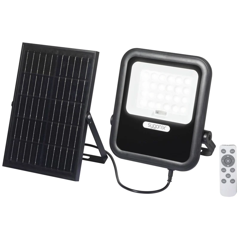 B-Ware Sygonix SY-6313012 Solar-Wandstrahler 10 W Warmweiß Lampe Strahler Licht Spot