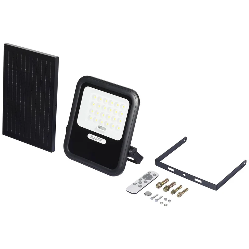 B-Ware Sygonix SY-6313012 Solar-Wandstrahler 10 W Warmweiß Lampe Strahler Licht Spot