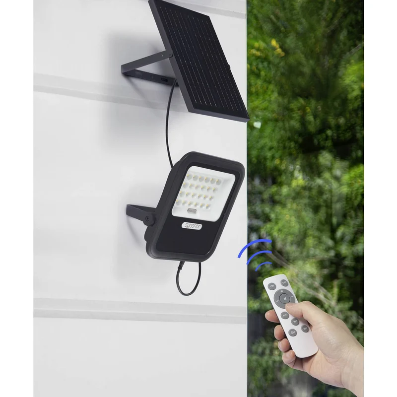 B-Ware Sygonix SY-6313012 Solar-Wandstrahler 10 W Warmweiß Lampe Strahler Licht Spot