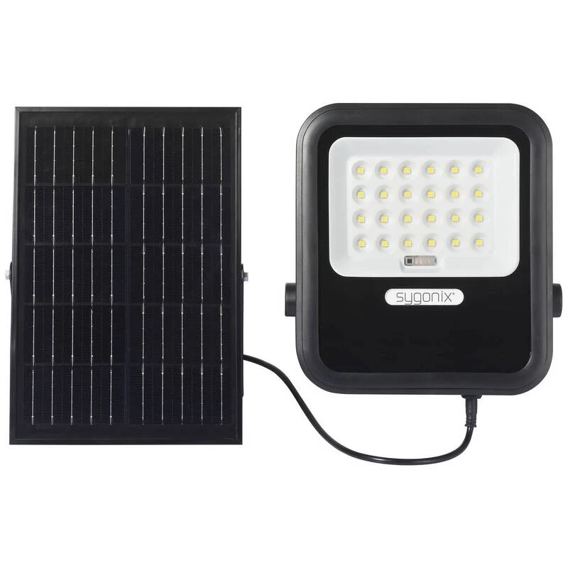 B-Ware Sygonix SY-6313012 Solar-Wandstrahler 10 W Warmweiß Lampe Strahler Licht Spot