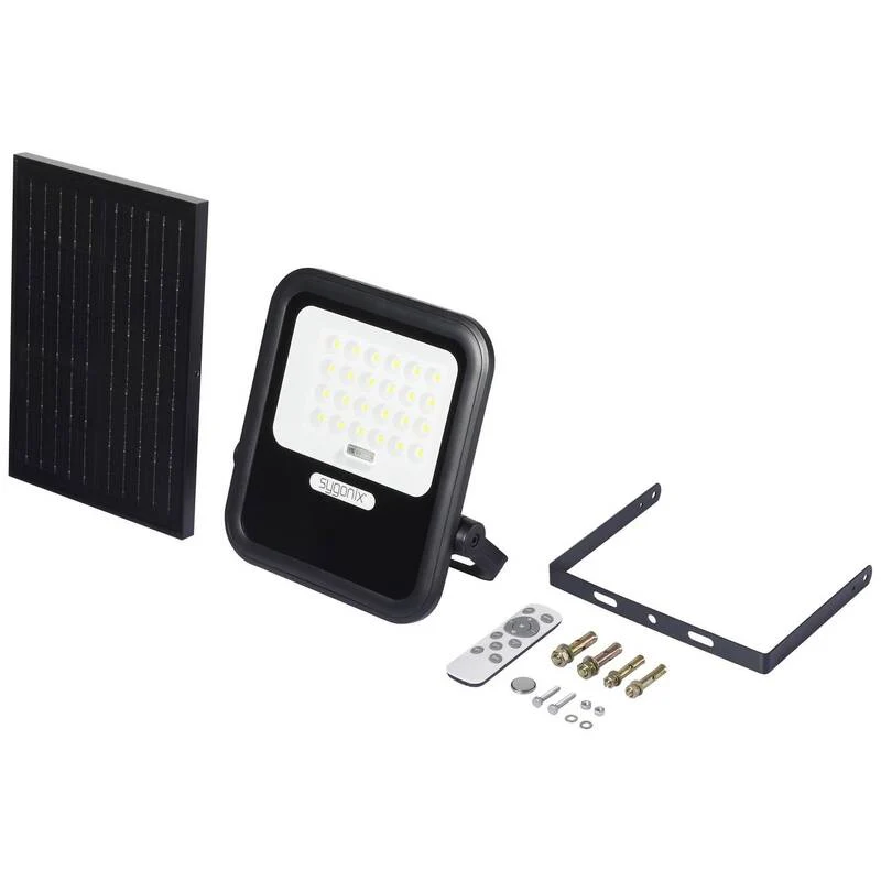 B-Ware Sygonix SY-6313012 Solar-Wandstrahler 10 W Warmweiß Lampe Strahler Licht Spot