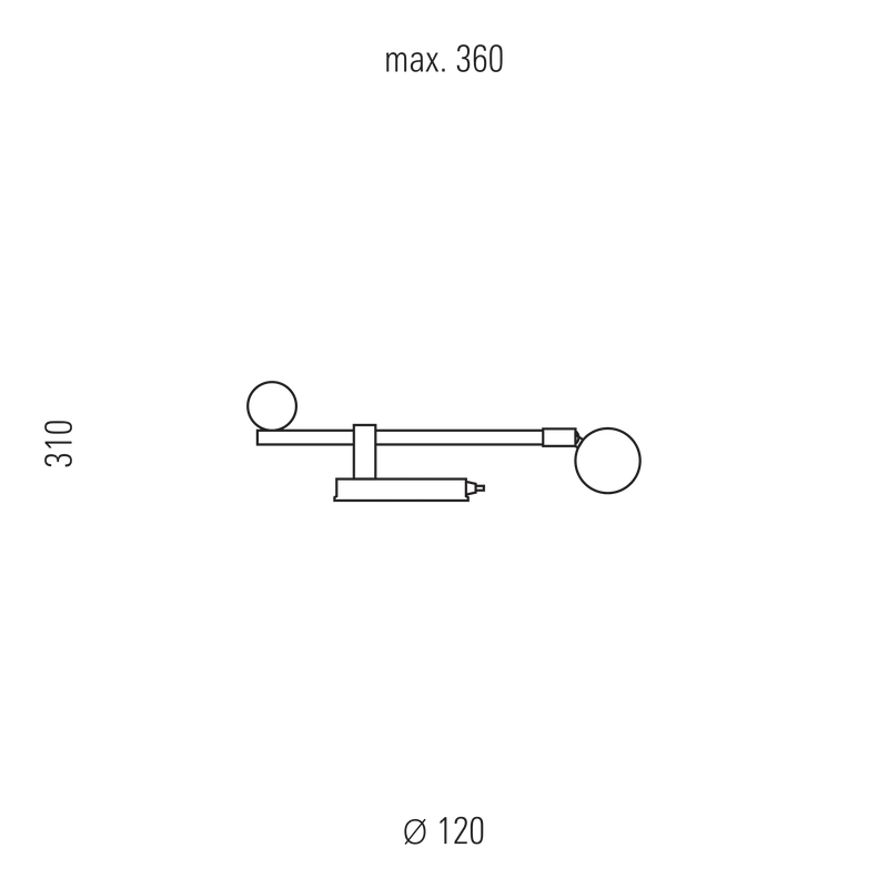 Tecnolumen - De Stijl Klavierleuchte DS 28