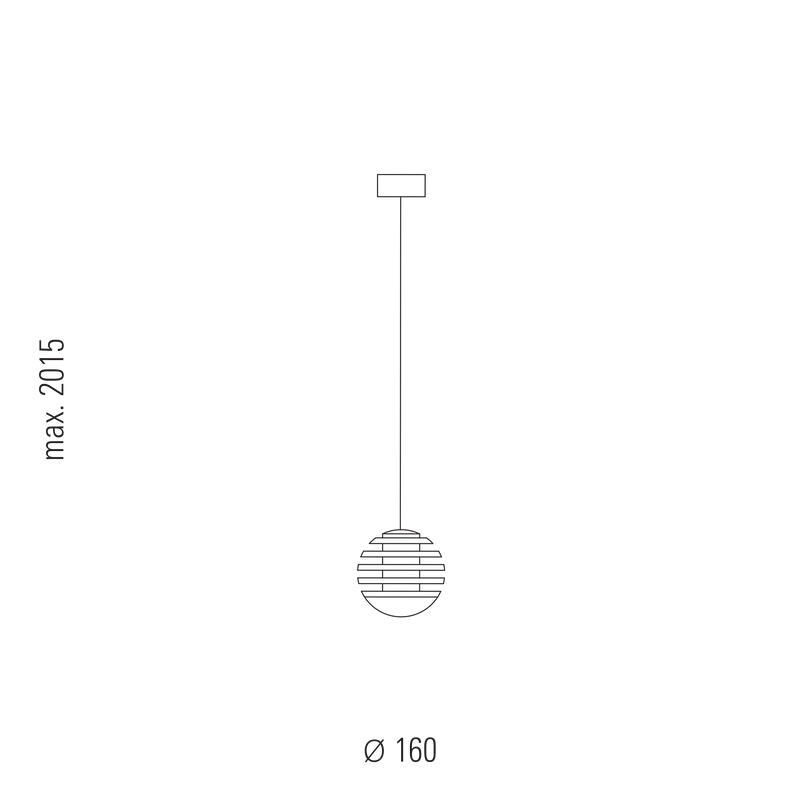 Tecnolumen - Pendelleuchte BULO HLON 11