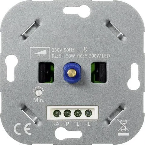 B-Ware Sygonix SY-4697886 Drehdimmer Universal-Dimmer Halogenlampe LED-Lampe Glühlampe