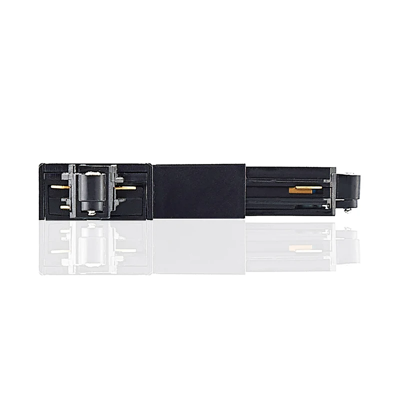 2x B-Ware Lindby Eckverbinder Linaro schwarz 1-Phasen-System 6,5x6,5 cm Kunststoff